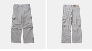 [Monterest] Wool Blend Wide Cargo Work Pants