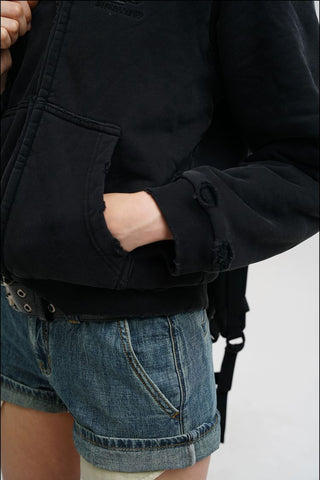 [MASONPRINCE] Fur Collar Fleece Hooded Jacket