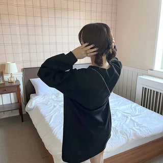 Balloon sleeve mini dress