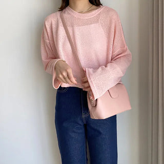 pua see-through round T