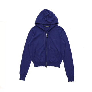 [Moromoro2] Handmade Patch Hooded Zip-Up  Cardigan