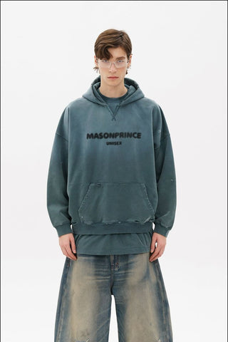 [MASONPRINCE] Layered Sweatshirt Set