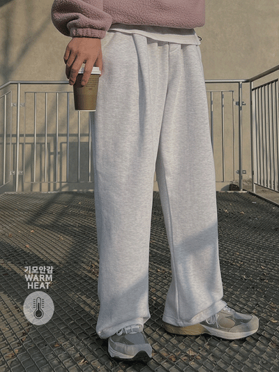Market Fleece-lined Wide Pintuck Training Pants