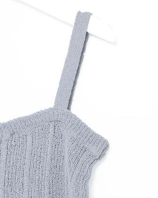 Summer ribbed knit camisole top