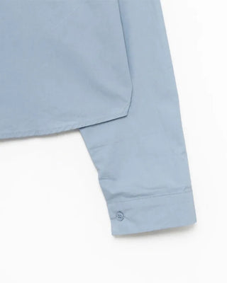 Point pocket cropped shirt