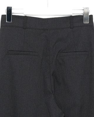 Center seam pleated slacks