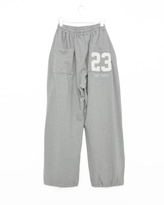 Back embroidered sweatpants