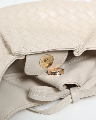 Intrecciato Ribbon Shoulder Bag