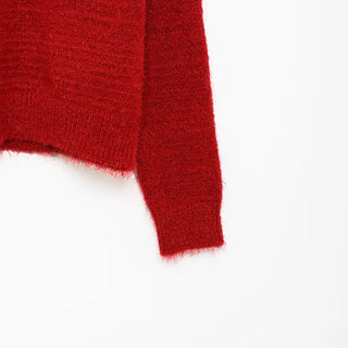 Simple raglan knit