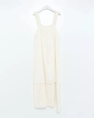 Shoulder frill long dress