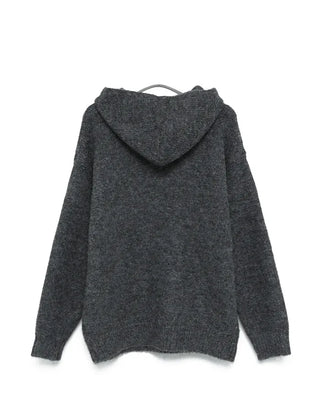 Wool Melange Simple Knit