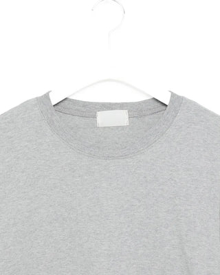 Basic semi-cropped half-length T-shirt