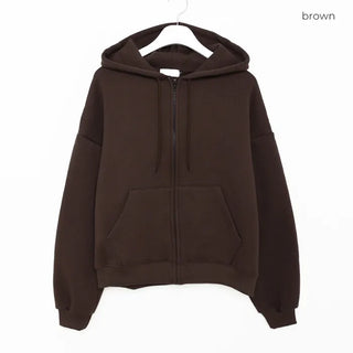(Unisex) Washable Hooded Zip-Up
