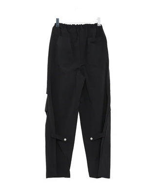 (Unisex) Snap Wide Two-Pleat Pants