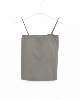 Sleeveless perforated knit set