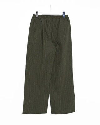 Oversized striped wide-leg pants