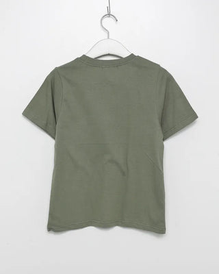 Tattoo illustration semi-cropped half t-shirt