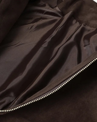 Suede-colored simple jacket