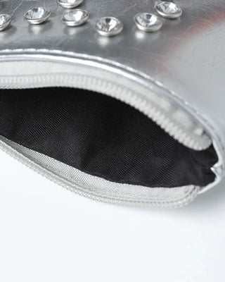 Heart Cubic Stripe Wallet Pouch
