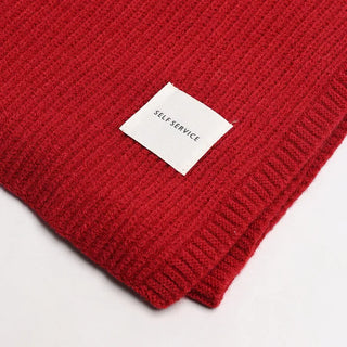 Knitted long scarf