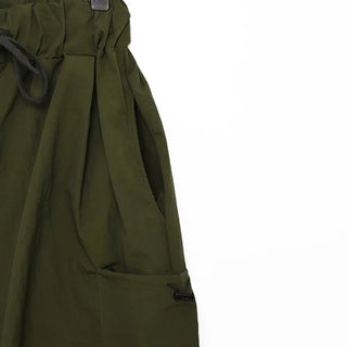 (Unisex) String Cargo Bermuda Pants