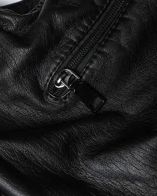 Cargo Pocket Square Leather 2-Way Bag