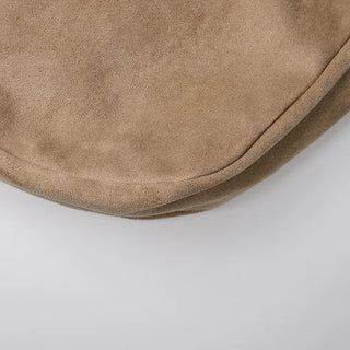 Simple suede bag