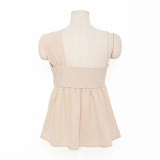 Asymmetrical Twist Bustier Blouse