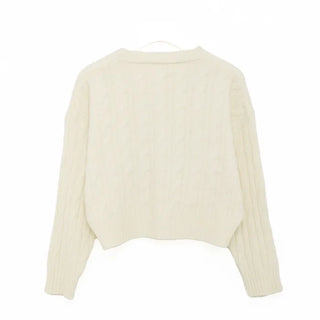 Twisted Cropped Knit