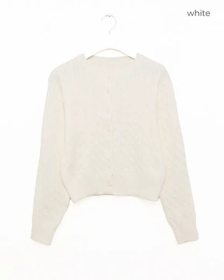 Twisted Round Cardigan
