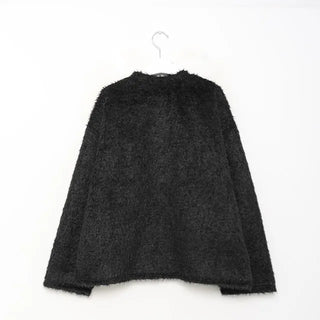 (Unisex) Shaggy Round Zip Jacket