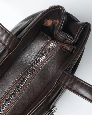 Belt Point Square Shoulder Bag