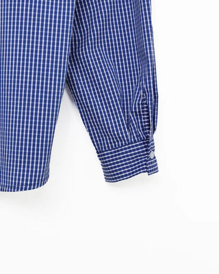 One-pocket gingham check shirt