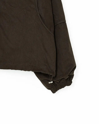 Piping Tape Point High Neck Hooded Jumper