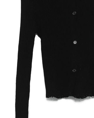 Knit sleeveless cardigan set
