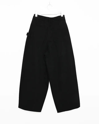 Cotton balloon pants with drawstring waist
