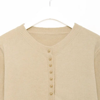 Gold button detail cardigan