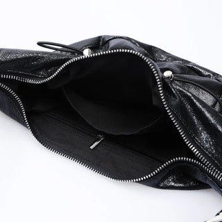 Shirring Half Circle Bag