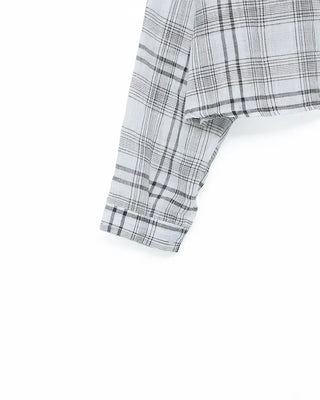 Checked cropped shirt