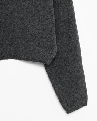 Semi-Clothed V-Neck Knit