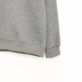 Brushed slit sweatshirt