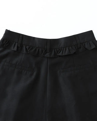 (ORIGINAL) Frill Pleated Shorts