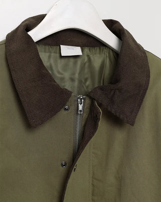 Oversized color-accented blouson
