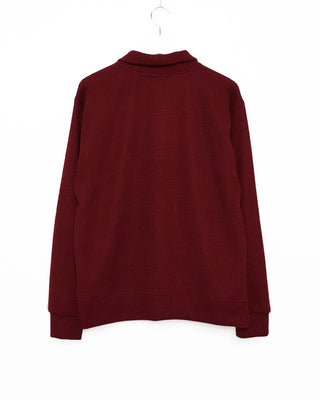 Button-collar knit cardigan