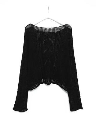 Wave sheer knit