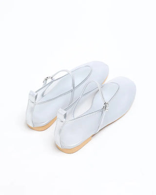 See-through Mary Jane Flats