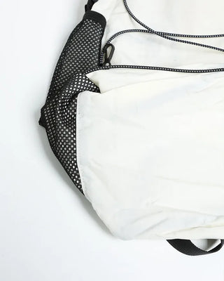 Nylon backpack with side pockets