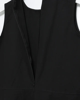 Sleeveless flared long dress