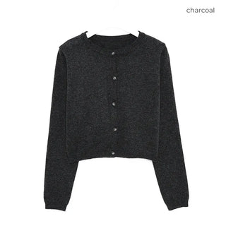Basic Round Neck Cardigan