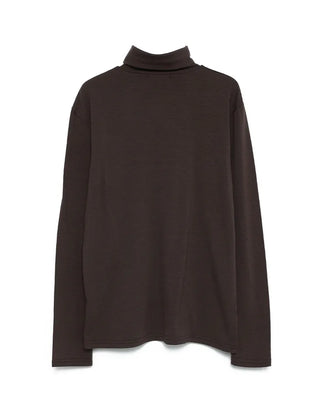 Turtleneck long-sleeved T-shirt